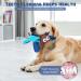 Iokheira Dog Toys - Squeaky Tug Toys for Large Medium & Small Dogs - Wrinkle Paper Stuffed Playtime Fun in Blue & Brown - Buy Online on GoSupps.com