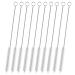 CIDYAUST Long Straw Cleaner Brush Extend 10 inch Extra Wide 10mm diam Straw Brush Long Pipe Cleaners for Sippy Cup Tumbler Baby Bottle and Tube Drinking Straw Cleaning Brush Set 10 Pack