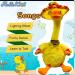 Dancing Duck Toy - Interactive Singing Plush, Repeats & Dances, USB Rechargeable - Yellow Golden Quacker for Christmas Decor - Buy Online on GoSupps.com