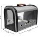 Portable Lightweight Bird Carrier Travel Cage with Stand - Blue Transparent Breathable Design for Pet Parrots - Portable Bird Travel Bag - Buy Online on GoSupps.com