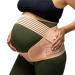 BABYGO 4 in 1 Pregnancy Support Belt Maternity & Postpartum Band - Relieve Back Pelvic Hip Pain SPD & PGP inc 40 Page Pregnancy Book for Birth Preparation Labour & Recovery M Nude Nude M: 10-12 80cm - 110cm