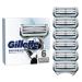 Gillette SkinGuard Sensitive Skin Men's Razor Blades, Pack of 6 Refills, New Lubricating Strip, Compatible with Fusion Handle
