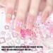 350PCS 3D Nail Charms Mixed Styles Flowers Bow Heart Moon Pearl Charms for Nail Art - B Colorful - Buy Online on GoSupps.com