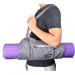 Yoga Mat Carrying Bag with Shoulder Strap and Storage Pocket - Cosmos Design - Buy Online on GoSupps.com