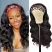 Headband Wig Body Wave Human Hair Wigs for Black Women Glueless None Lace Front Wigs 150% Density Brazilian Human Hair Wigs Machine Made Headband Wigs Natural Color(14 Inch (Pack of 1)  headband body wigs) 14 Inch (Pack ...