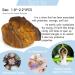 XIANNVXI Tigers Eye Crystal 1.77-2.17 Raw Stone - Natural Healing Crystal for Collectors & Beginners - Buy Online on GoSupps.com