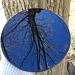 Ornament Black Crystal Mirror with Holder Natural Obsidian Quartz Stone Circular Slice Slab Coaster (Size : 15cm)