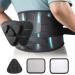 Back bandage for men women back support belts for pain relief in the lower back with 3 types of spare lumbar pads waist support for herniated disc sciatica scoliosis (black l) l black