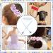 Pai Sence Ballet Bun Wrap Organza Flowers 6pcs/Pack for Girls and Women - Perfect Hair Accessories for Competitions, Weddings, and Parties! - Buy Online on GoSupps.com