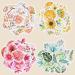 Knaid Flower Stickers Set (360 Pieces) Decorative Assorted Floral Sticker for Scrapbooking Planner Bullet Journals Supplies - Buy Online on GoSupps.com