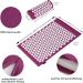 Premium Acupressure Set - Mat & Pillows for Relaxation Back Pain Relief and Energy Boost - Soothing Purple Design - Buy Online on GoSupps.com