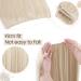 Secret Headband Wire Hair Extensions - Ombre Bleach Blonde 50cm Straight Rubber Band for Women - Buy Online on GoSupps.com
