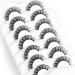 False Eyelashes CUTEBEY Russian Strip Lashes Natural Wispy D Curly Faux Mink Eyelashes 7 Pairs 15MM Eyelashes Pack Creates Natural Look (Russian SL-C) Russian SL-C/15MM - Buy Online on GoSupps.com