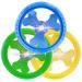 2 x LIGHT UP Flying Discs Flashing Waterproof Outdoor Dog Toys Rubber Pool Floating Dog Toys for Pet Training Outside Night Play Interactive Dog Toys for Boredom (Assorted (Pack of 2) Knobbly) Assorted (Pack of 2) Knobbly