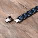 Personalized Stainless Steel Medical Alert Bracelet for Men | Custom Engraving | Black Brushed Finish | Adjustable Size 8.2-8.6 - Buy Online on GoSupps.com
