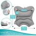 Essort 4D Soft Bath Pillow with Strong Suction Cups - Luxury Spa Head, Neck, and Shoulder Support - Grey - Buy Online on GoSupps.com