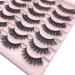 Russian Strip Lashes Yasnai DD Curl | Fluffy Cat Eye Faux Mink Lashes 14 Pairs Pack - Natural False Eyelashes | W01 - Buy Online on GoSupps.com
