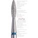 Diamond Drill Bit Bits Manicure Pedicure Nail "Flame " Blue 2.1mm Staleks (Blue/Medium) - Buy Online on GoSupps.com