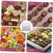 Alipis 100pcs Christmas Chocolates Xmas Candy Gold Leaf Foil Paper Aluminum Foil The Sign Barbecue Tin Foil Silver 20X20CM - Buy Online on GoSupps.com