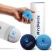 Mindpanda spirit & body gel stressball for adults - Hand therapy anti -stress balls squeezing balls with three density - fear and stress reduction - grip -strengthening hand trainer finger trainer Blue - Mindfulness Stress Balls