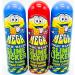 Slime Licker MEGA Size - 3-Pack of Sour Rolling Liquid Candy - ONE Red Strawberry and TWO Blue Razz Flavors - 3 Ounces Each Bottle - Toxic Waste - TikTok Challenge Trend 3 Fl Oz (Pack of 3)