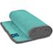 Youphoria Yoga Towel Microfiber Non-Slip Yoga Mat Towel Mint Towel/Gray Stitching