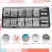 Biutee Nail Stamping Plates Kit - 5PCS Image Plates, 8 Colors Stamping Gel Polish, Double Head Stampers with Scraper - Manicure Stencils Set - Buy Online on GoSupps.com