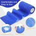 18 Pack 4 x 5yd Vet Wrap Self Adhesive Bandage Rolls - Waterproof Cohesive Tape for Horses & First Aid - Buy Online on GoSupps.com