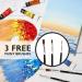 Acrylic Paint Set 24 Colors (0.41oz/12ml) Kit for Artists & Beginners - Non-Toxic Craft Paints for Paper, Canvas, Wood, Ceramic, Fabric - Includes 3 Brushes - Buy Online on GoSupps.com