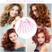 Heatless Curling Rod Octopus Heatless Curling Rod Headband Soft No Heat Hair Curlers No Heat Wave Hair Curlers Styling Tools for Overnight DIY Hair Styling Tools (Pink) - Buy Online on GoSupps.com