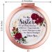 OHSunFLower2 Sister Gifts - Rose Gold Compact Mirror for Sisters - Birthday & Graduation Gift - Buy Online on GoSupps.com