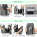 Yuniss Multifunctional Diaper Backpack - Large Waterproof Baby Bag with Bed Diaper Pad & Stroller Belt - Dark Gray - Buy Online on GoSupps.com