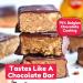 Vive Protein Bites Hazelnut Flavour - 21 x 20g Mini Protein Bars, Gluten Free & High Fibre Vegan Snacks, Dark Chocolate Coated - 21 Count Pack - Buy Online on GoSupps.com