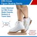 CRS Cross Figure Skating Socks (2 Pair) Knee High Footed Skate Socks - Twizzle Tan - Buy Online on GoSupps.com