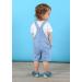 Kidscool Space Baby Girl Boy Denim Shortall 18-24 Months Blue-2037 - Buy Online on GoSupps.com