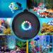 TOPBRY Aquarium Bubble LED Lights RGBW with Remote Control - 16 Color Changing Options, 4 Lighting Effects - Fish Tank Decor - Buy Online on GoSupps.com