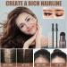 One Step Eyebrow Stamp Shaping Kit Professional Fast Eye Brow Makeup Shape Waterproof Hairline Stick Eyebrow Brushes Set Medium Brown - Buy Online on GoSupps.com