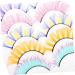 FOMIYES 15 Pairs Colored False Eyelashes Russian Curl Lashes Makeup Eye Lashes Fluffy False Eyelashes Fake Lashes False Lashes Wispy False Eyelashes Fluffy Extend Make up Imitation - Buy Online on GoSupps.com