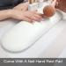 Nail Arm Rest with Mat Nail Cushion Hand Rest Professional Nail Tech Arm Rest Stand Manicure Hand Pillow for Nail Techs (White) - Buy Online on GoSupps.com