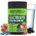 NATURELO Electrolyte Powder Hydration and Mineral Drink Mix Sugar Free & Non-GMO Berry Flavor 50 Servings