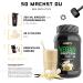 Vegan Protein Powder - Plant-Based Pea Rice Almond & Hemp - Soy-Free Delicious & Creamy Vanilla (750g) - Buy Online on GoSupps.com