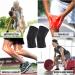 2 Pack Copper Knee Brace Compression Sleeve for Knee Pain Relief - Black, Large - Buy Online on GoSupps.com