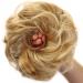 JJstar Messy Hair Bun Scrunchies Accessories for Women - Golden Blonde/Beach Blonde - Buy Online on GoSupps.com
