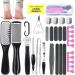 AdamStar 23 in 1 Professional Pedicure Kit for Men Women, Foot Care Pedicure Tools Set, Foot File Callus Remover, Toenail Clipper Foot Scrubber, Foot Rasp Dead Skin Foot Spa Kit at Home, Salon