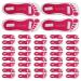 TOYANDONA Coussinets Adh sifs Jetables Pieds 25 Paires Protections Autobronzantes Roses pour Bronzage par Pulv risation Accessoires Hygi niques Antid rapants pour Salon et Usage Personnel