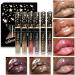  JIEBWCHA Lip Gloss Burrocaille Lip Gloss 6 Colors 2.5 ml | High-shine liquid lip gloss beauty makeup set for women and girls for work dates travel weddings and parties - Buy Online on GoSupps.com