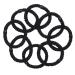 L. Erickson Grab & Go Ponytail Holders Black - Set of 8 | Gentle Hold & Exceptionally Secure - Buy Online on GoSupps.com
