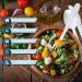 PAMI Heavy-Weight Disposable Plastic Cutlery Set - 48-Piece King-Size White Silverware Combo for Parties & Weddings - Buy Online on GoSupps.com