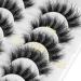 KOUSEI False Eyelashes 6 Pairs Fluffy Volume Dramatic Natural Cross Fake Lashes Soft Handmade Wispy Eye Makeup (0.05mm Thickness) - Buy Online on GoSupps.com