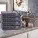 Class Home Collection Terry Guest Towels - 100% Cotton Anthracite 30x50 cm Pack of 4 - Luxury Softness for Your Home - Buy Online on GoSupps.com